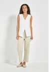 LORETTA VEST - white