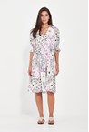 ILLUSION DRESS - white