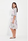 ILLUSION DRESS - white
