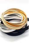 STRETCH METAL ARMBAND - gold