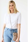 SHLDR STRAP BAG - gold
