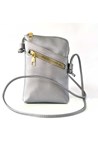 SHLDR STRAP BAG - silver