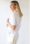 SHLDR STRAP BAG - white