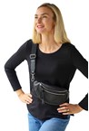CROSS BELT BAG - black
