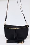 ZIP DETAIL BAG - black