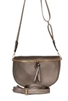 ZIP DETAIL BAG - gold