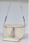 ZIP DETAIL BAG - stone