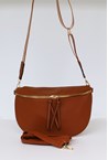 ZIP DETAIL BAG - tan