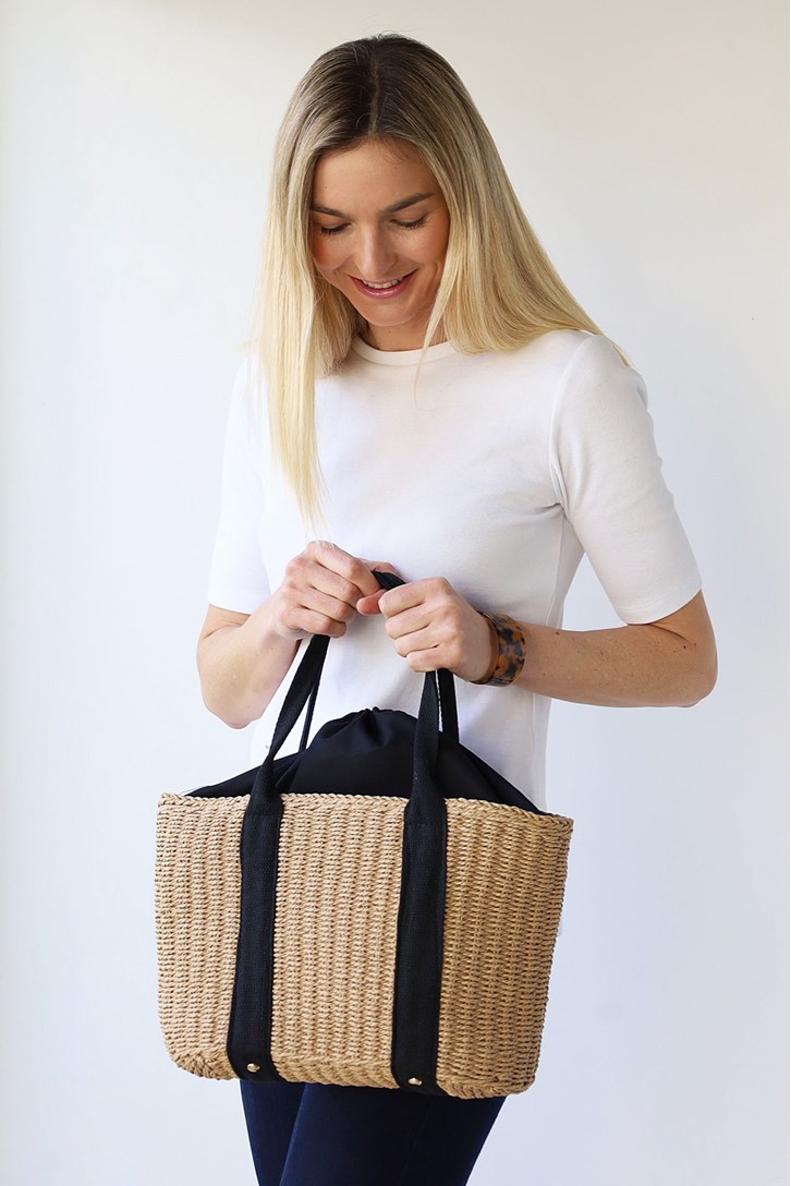 RAFFIA BAG