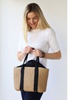 RAFFIA BAG - natural