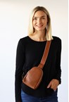 CROSS BODY BAG - tan