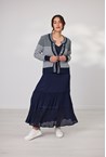 PLEATED SKIRT - ink