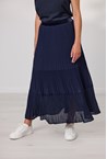 PLEATED SKIRT - ink