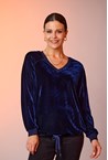 VELVET TOP - midnight