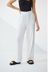 SIENA WIDE LEG PANT - ivory