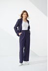 SIENA WIDE LEG PANT - navy