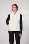 PUFFER VEST - ivory