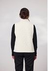 PUFFER VEST - ivory