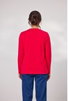 MARY PRINTED TOP - red