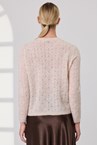 POINTELLE CARDIGAN - sand