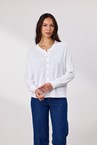 SERENITY CARDI - white