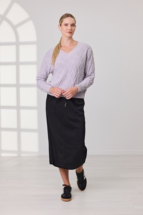 PAIGE PONTI SKIRT