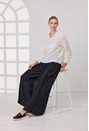 PETRA PLEAT PANT - black