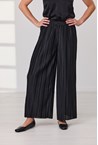 PETRA PLEAT PANT - black