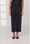 PETRA PLEAT SKIRT - black