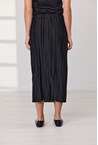 PETRA PLEAT SKIRT - black