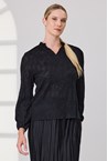 LEXI LACE BLOUSE - black