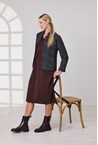 EVA DRESS - espresso
