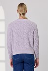 TEXTURED JUMPER - lilac
