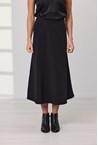 TRINITY BIAS SKIRT - black