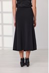 TRINITY BIAS SKIRT - black
