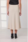 TRINITY BIAS SKIRT - sand