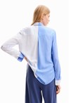 FLOWER PKT SHIRT - royal