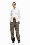 SCRIPT SHIRT - white
