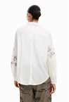 SCRIPT SHIRT - white