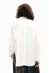 PINK FLOWER SHIRT - white