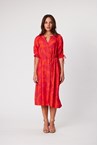 SAVANNA DRESS - raspberry
