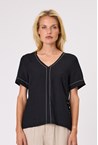 LOTUS TOP - black