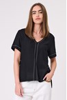 LOTUS TOP - black