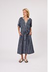 FORTUNE DRESS - navy
