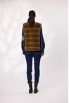 DESIRE FUR VEST - gold