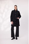 ENTRANCE COAT - black