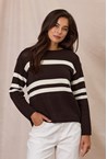MILAN KNIT TOP - cocoa