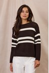 MILAN KNIT TOP - cocoa