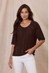 AMBER TOP - cocoa
