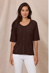 AMBER TOP - cocoa